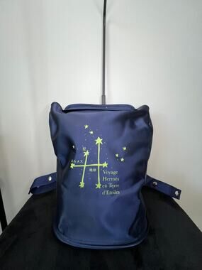 Hermes Voyage Terre d'Etoiles Navy Backpack Japan Limited Authenticated Rare